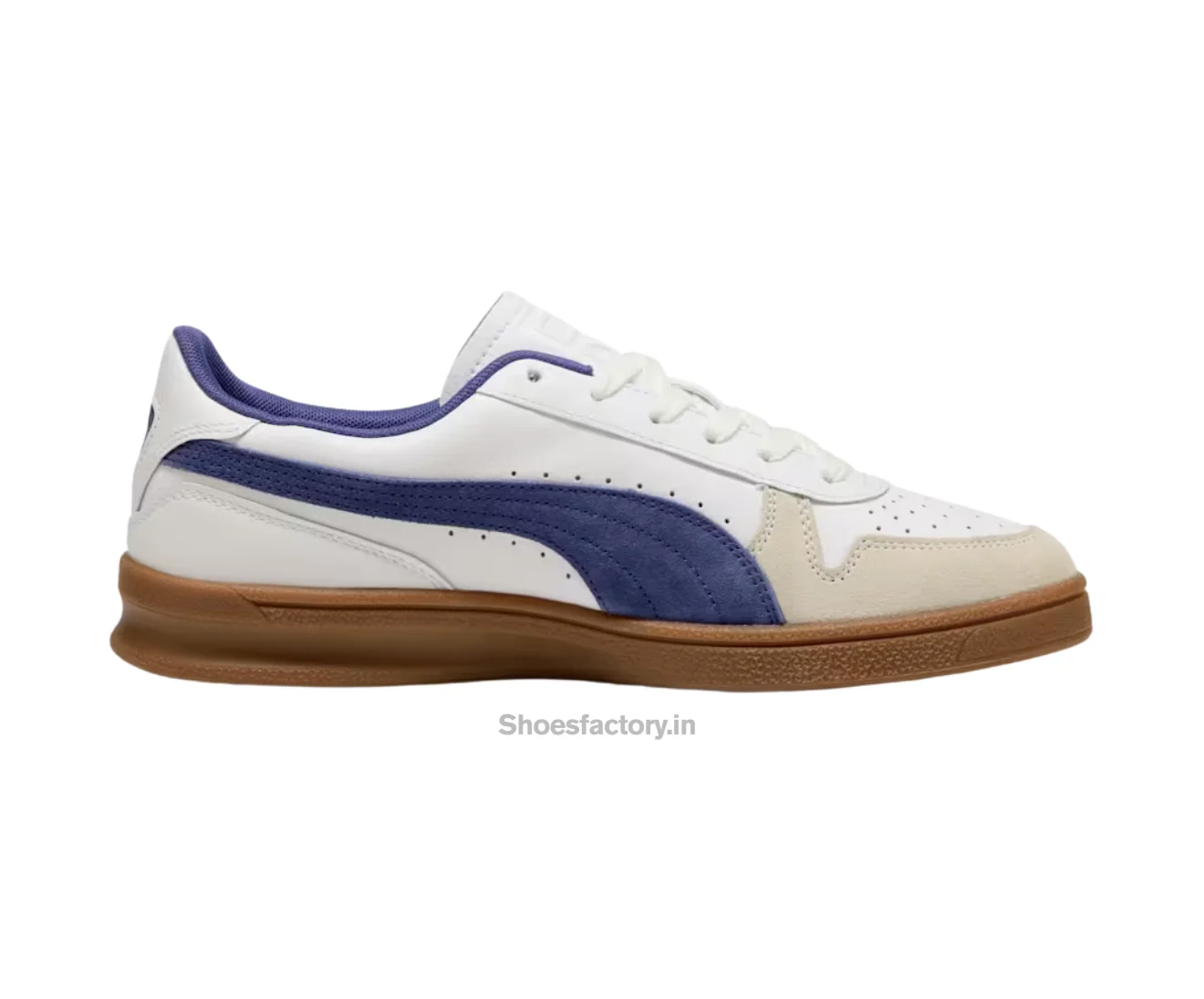Puma Indoor Og White Blue Crystal Gum — First Copy