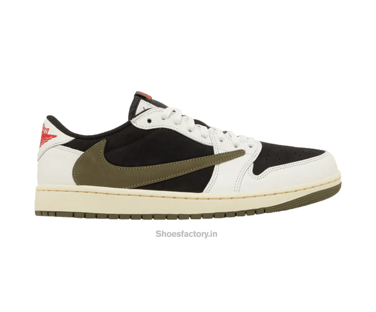 Air Jordan 1 Low x Travis Scott Olive — First Copy