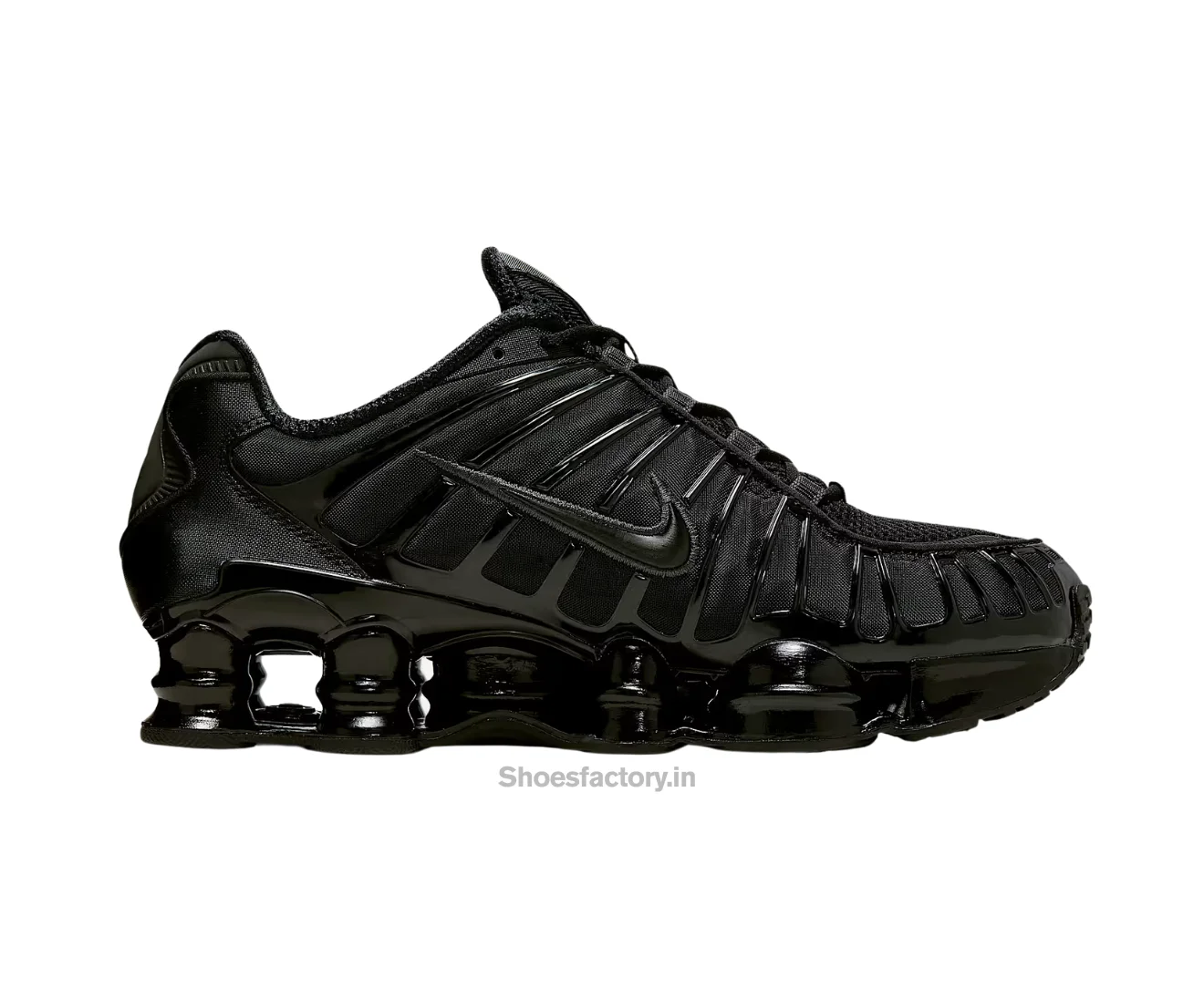 Shox TL Tainners Metallic Black — First Copy