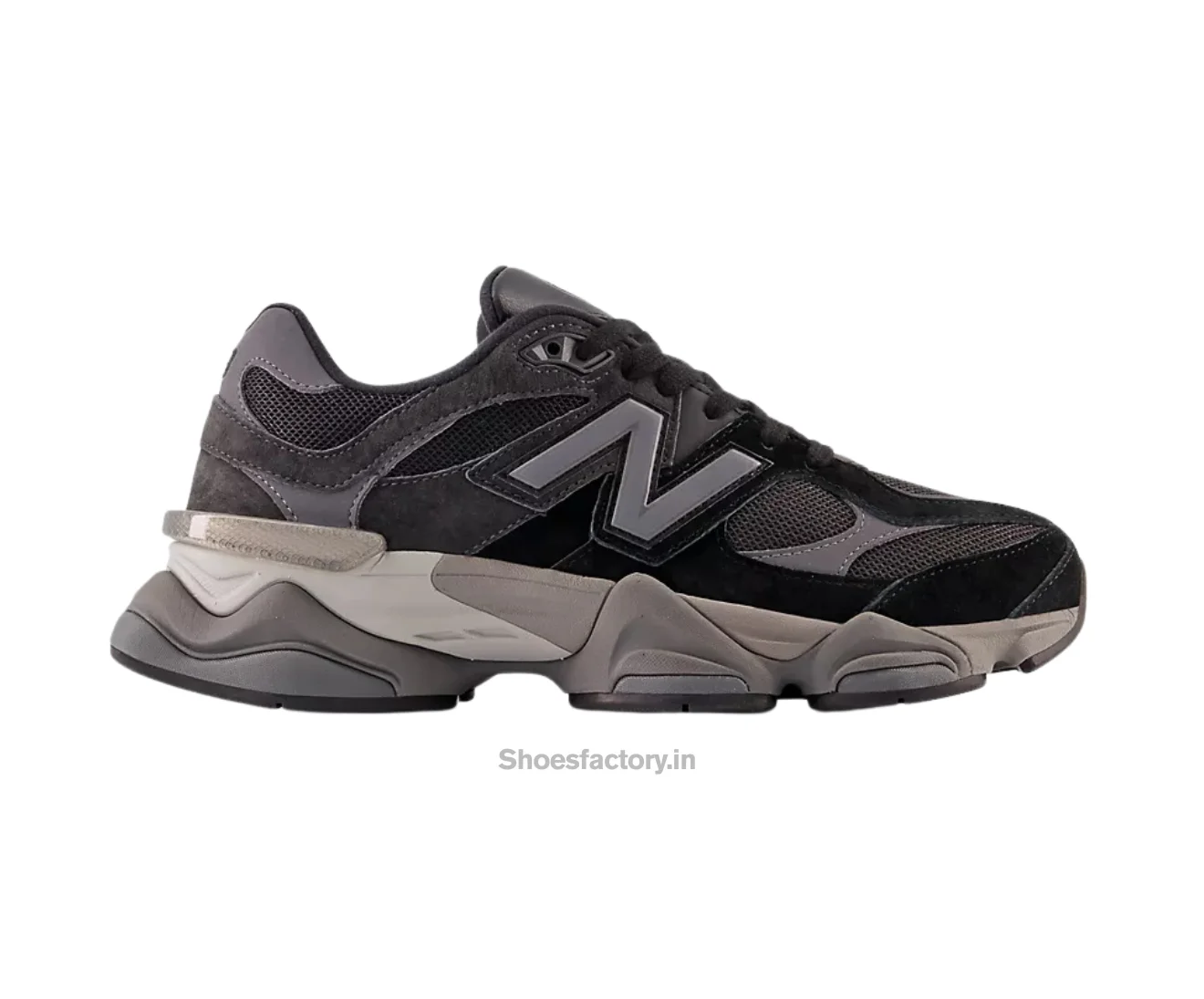New Balance 9060 Black Castlerock — First Copy