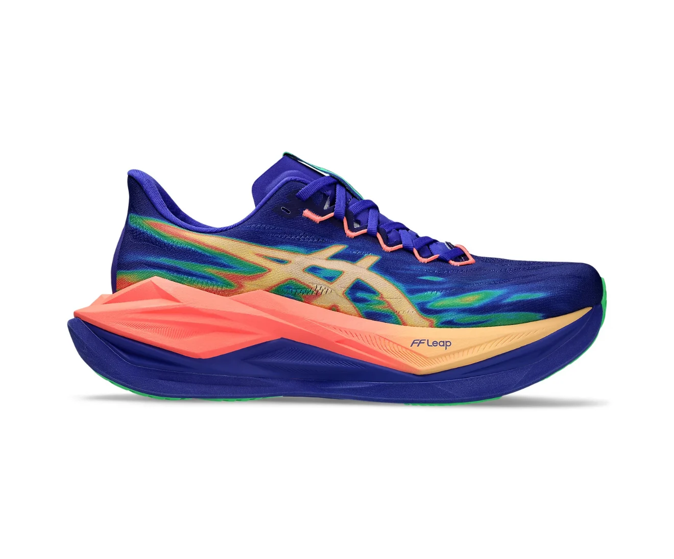 Asics Superblast 3 Cobalt Burst Light Orange — First Copy